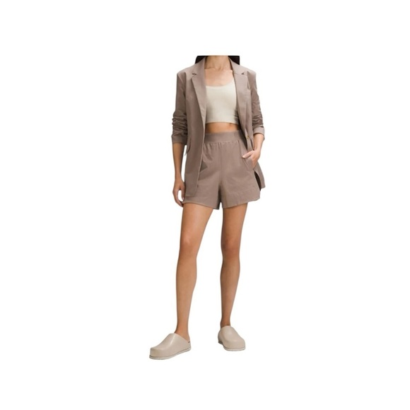 lululemon athletica Jackets & Blazers - NWT Lululemon Relaxed-Fit Twill Blazer Taupetastic, Size Small